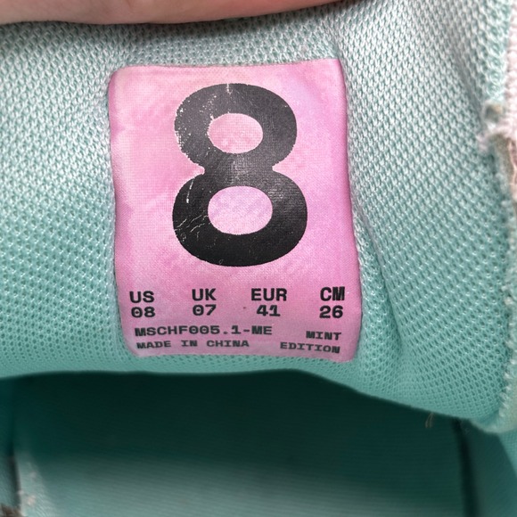 MSCHF Super Normal 2 Mint Green Shoes Men's Size 8 - Picture 2 of 8